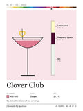 Clover Club · Large poster, Chromatic Sip Spectrum