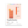 Printful mockup: Tequila Sunrise · Large poster