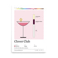 Printful mockup: Clover Club · Large poster