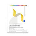 Printful mockup: Classic Twist · Large poster