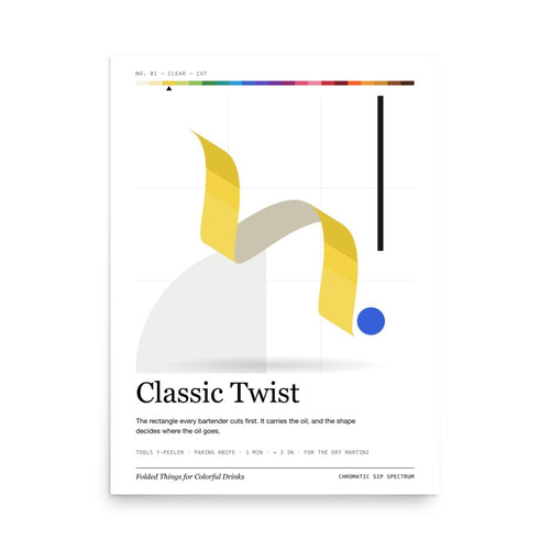 Printful mockup: Classic Twist · Large poster