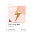 Printful mockup: Lightning Bolt · Large poster
