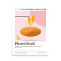 Printful mockup: Flamed Swath · Large poster