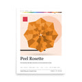 Printful mockup: Peel Rosette · Large poster