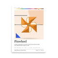 Printful mockup: Pinwheel · Large poster