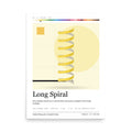Printful mockup: Long Spiral · Large poster