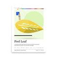 Printful mockup: Peel Leaf · Large poster