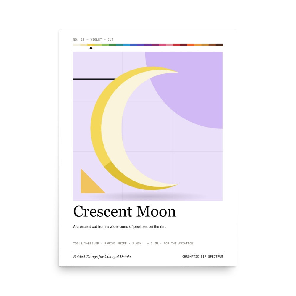 Printful mockup: Crescent Moon · Large poster