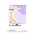 Printful mockup: Crescent Moon · Large poster