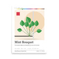 Printful mockup: Mint Bouquet · Large poster