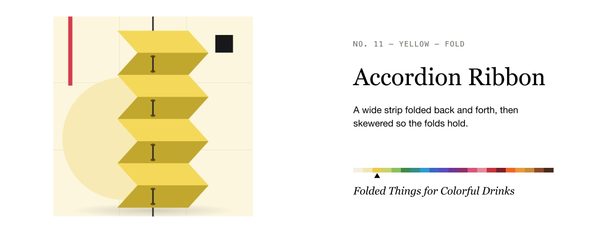 Accordion Ribbon · Mug, Chromatic Sip Spectrum