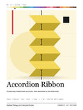 Accordion Ribbon · Large poster, Chromatic Sip Spectrum