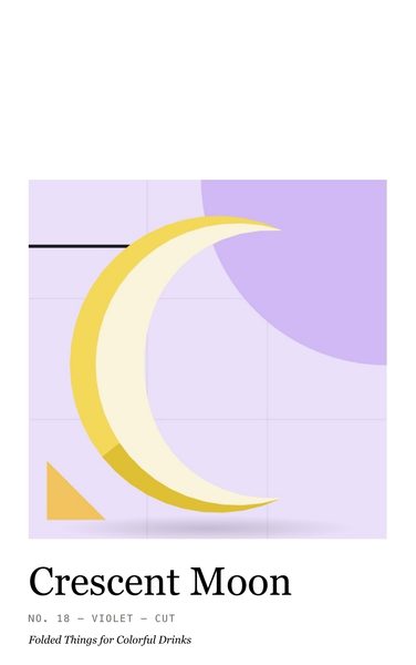 Crescent Moon · Phone case, Chromatic Sip Spectrum