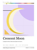 Crescent Moon · Large poster, Chromatic Sip Spectrum