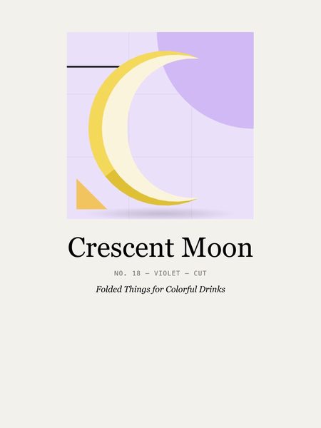 Crescent Moon · T-shirt, Chromatic Sip Spectrum