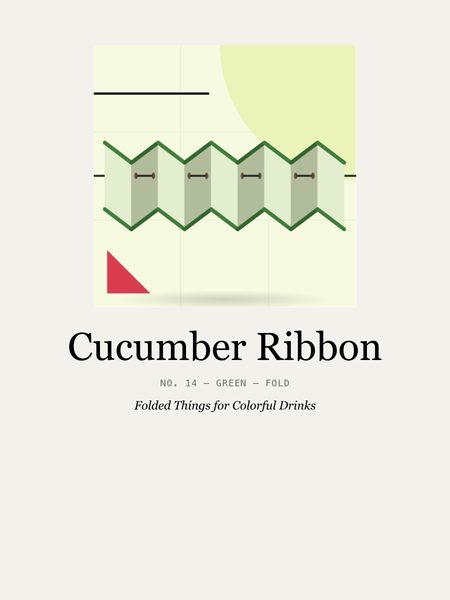Cucumber Ribbon · T-shirt, Chromatic Sip Spectrum