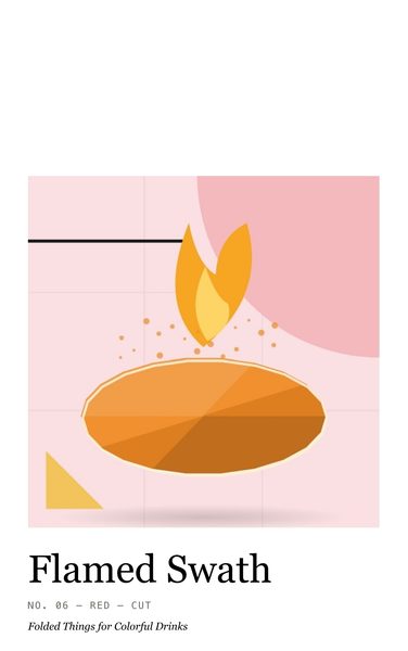 Flamed Swath · Phone case, Chromatic Sip Spectrum