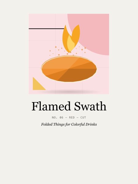 Flamed Swath · T-shirt, Chromatic Sip Spectrum