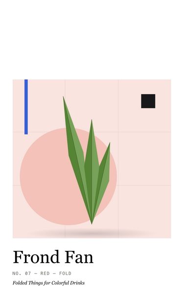 Frond Fan · Phone case, Chromatic Sip Spectrum