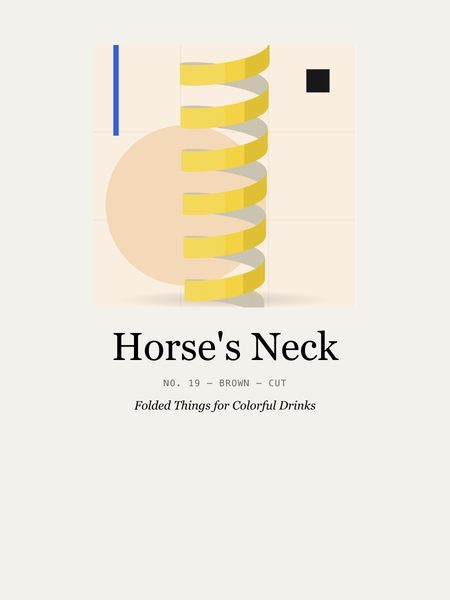 Horse's Neck · T-shirt, Chromatic Sip Spectrum
