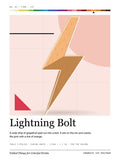Lightning Bolt · Large poster, Chromatic Sip Spectrum