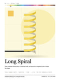 Long Spiral · Large poster, Chromatic Sip Spectrum