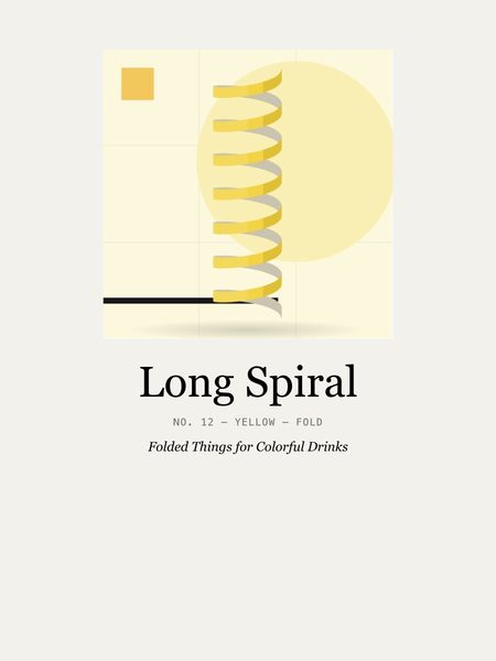 Long Spiral · T-shirt, Chromatic Sip Spectrum