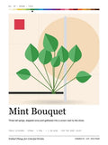 Mint Bouquet · Large poster, Chromatic Sip Spectrum