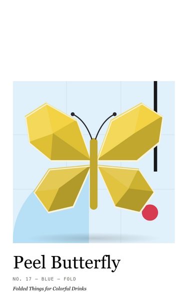 Peel Butterfly · Phone case, Chromatic Sip Spectrum