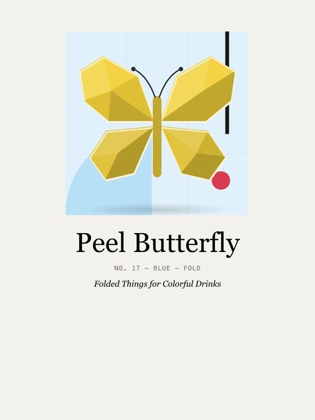 Peel Butterfly · T-shirt, Chromatic Sip Spectrum
