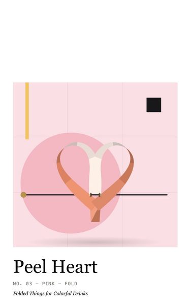 Peel Heart · Phone case, Chromatic Sip Spectrum
