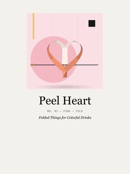 Peel Heart · T-shirt, Chromatic Sip Spectrum