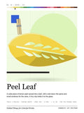 Peel Leaf · Large poster, Chromatic Sip Spectrum