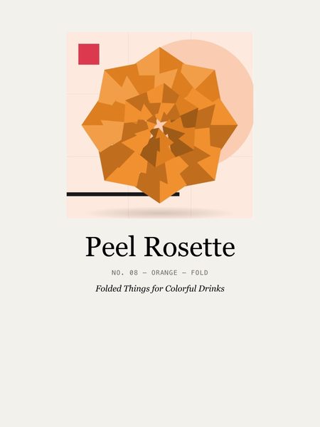 Peel Rosette · T-shirt, Chromatic Sip Spectrum