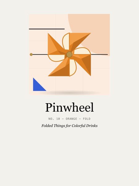Pinwheel · T-shirt, Chromatic Sip Spectrum