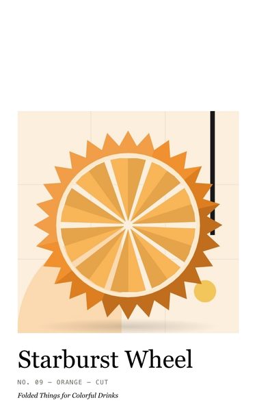Starburst Wheel · Phone case, Chromatic Sip Spectrum