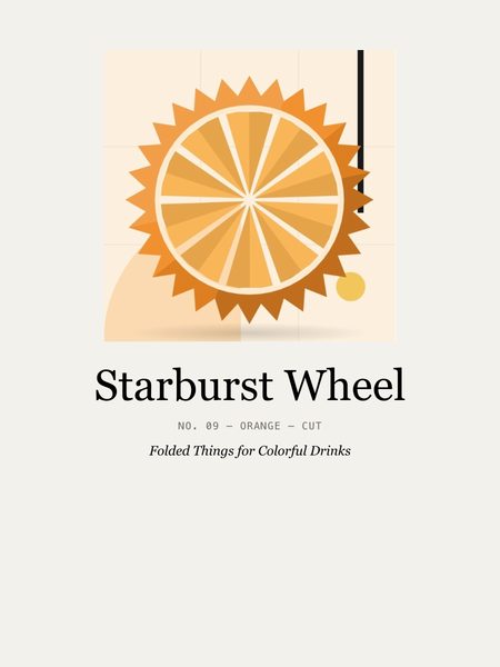 Starburst Wheel · T-shirt, Chromatic Sip Spectrum