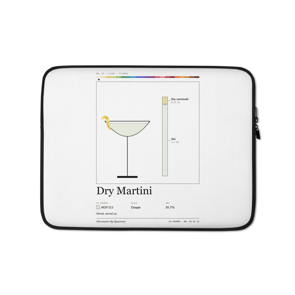 Printful mockup: Dry Martini · Laptop sleeve