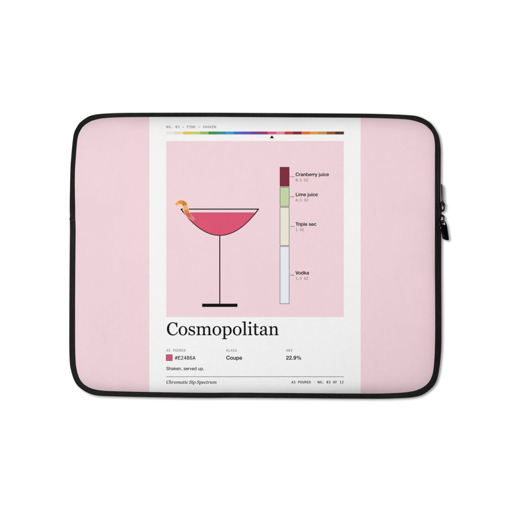 Printful mockup: Cosmopolitan · Laptop sleeve