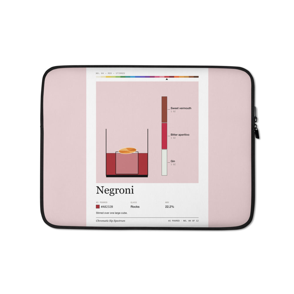 Printful mockup: Negroni · Laptop sleeve