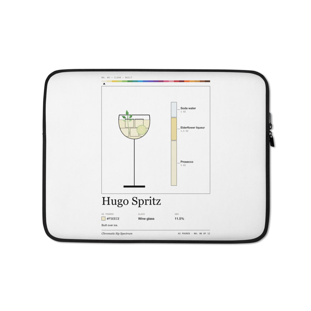 Printful mockup: Hugo Spritz · Laptop sleeve
