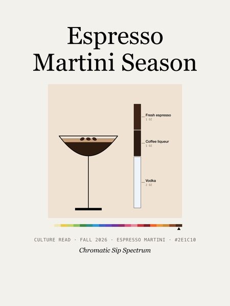 Espresso Martini Season · T-shirt, Chromatic Sip Spectrum