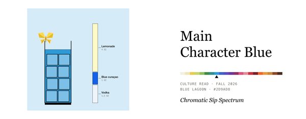 Main Character Blue · Mug, Chromatic Sip Spectrum
