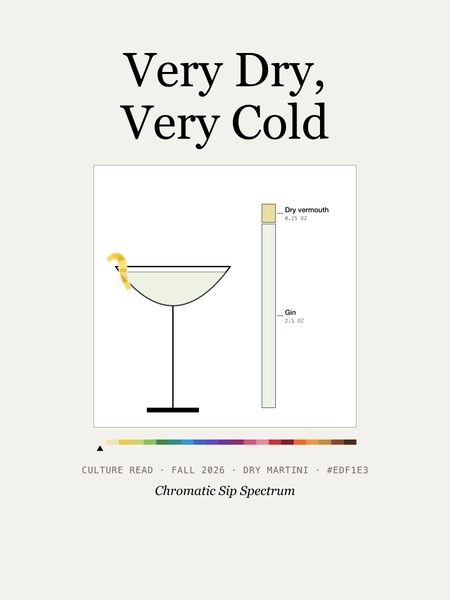 Very Dry, Very Cold · Crewneck sweatshirt, Chromatic Sip Spectrum