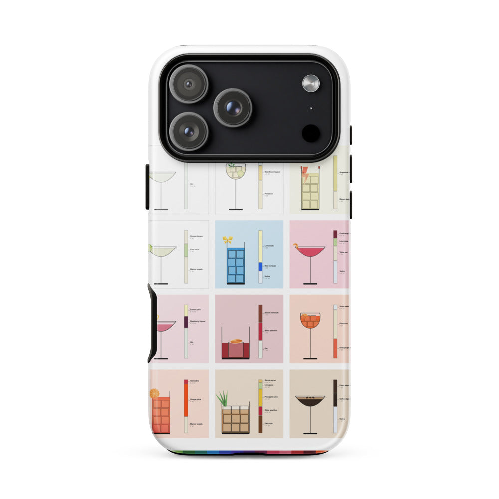 Printful mockup: The Cocktail Spectrum · Phone case