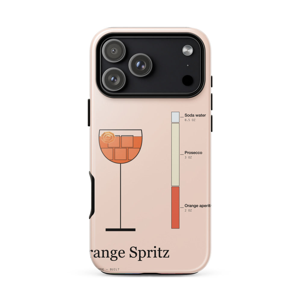 Printful mockup: Orange Spritz · Phone case