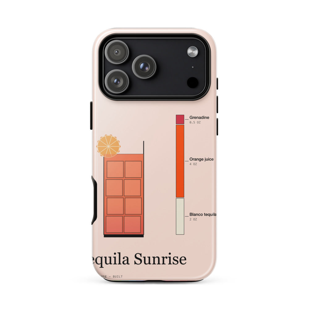 Printful mockup: Tequila Sunrise · Phone case