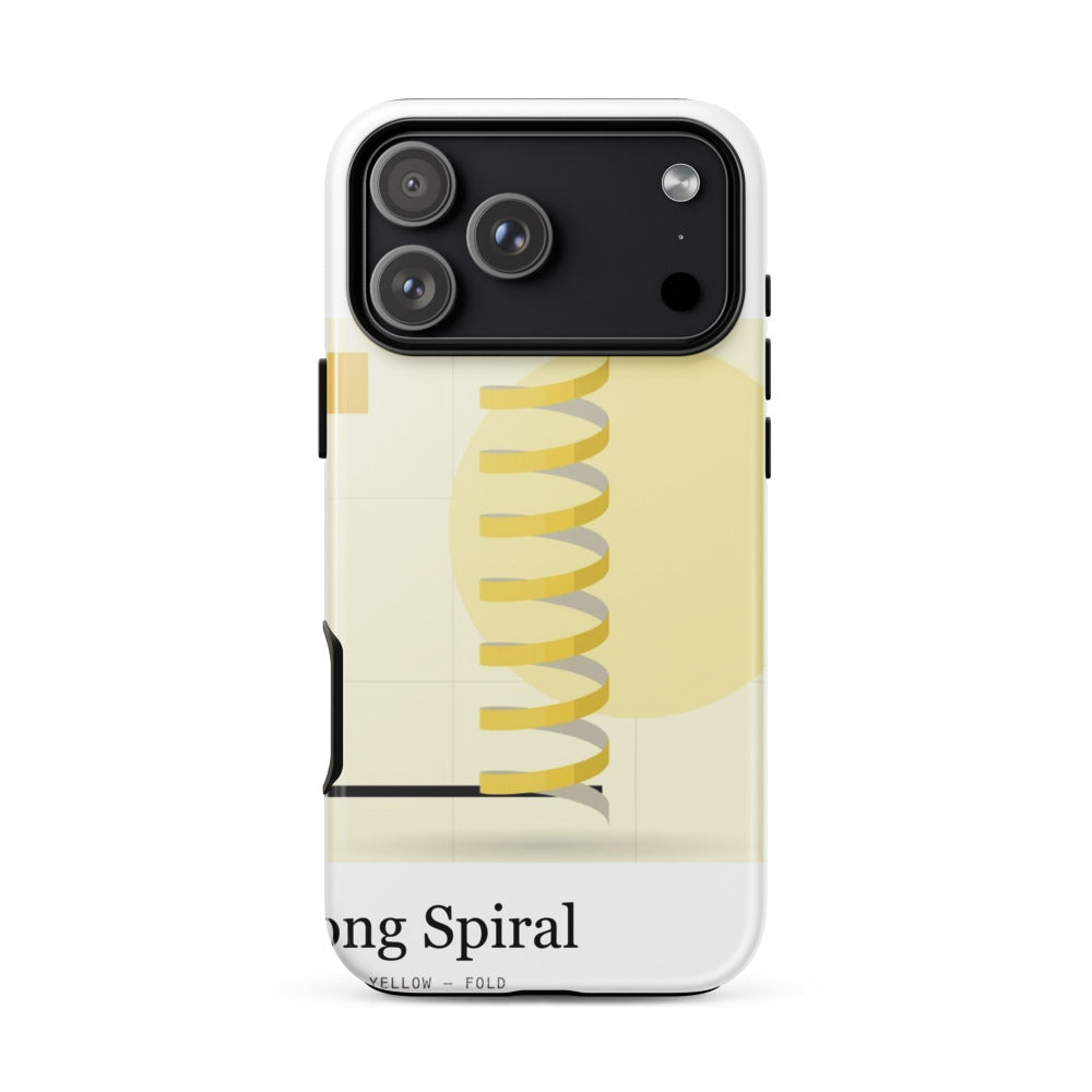 Printful mockup: Long Spiral · Phone case