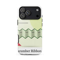 Printful mockup: Cucumber Ribbon · Phone case