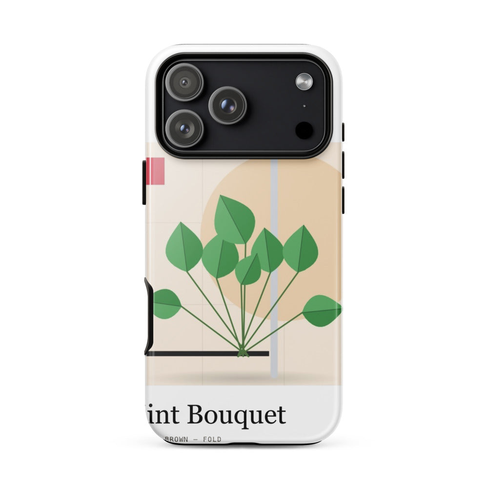 Printful mockup: Mint Bouquet · Phone case